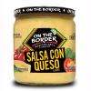 On The Border Salsa Con Queso, 4 ct, 15.5 oz - Creamy Cheese Dip with Jalapenos and Peppers, Perfect for Nachos, Chips, and Recipes view 1