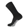 3-12 Pairs Women Non-Skid Diabetic Cotton Crew Circulatory Socks with Non Binding Top (6 Pack, Black) view 2