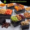 NUT CRAVINGS Gourmet Collection - Congratulations, Nuts & Dried Fruits Tower Gift Basket, with Congrats Ribbon + Greeting Card (12 Assortments) Food Arrangement, Healthy Snack, Food Assortments view 3