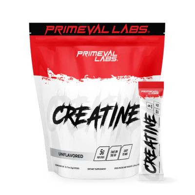 Primeval Labs Clean Creatine Monohydrate Powder | Flavored Powder for Muscle Strength & Recovery | Latin Aqua Fresca Flavors | Workout Supplement for Men & Women | 30 Servings | Unflavored