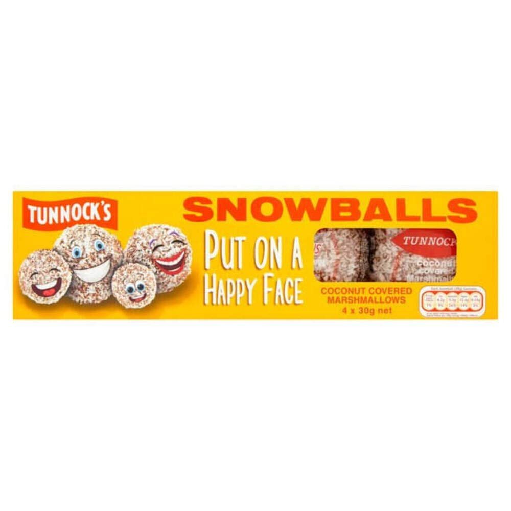 Pack of 2 TUNNOCK'S Snowballs - Coconut Covered Marshmallows