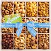 NUT CRAVINGS Gourmet Collection - Congratulations, Nuts Gift Basket with Congrats Ribbon + Greeting Card in Reusable Wooden Tray (12 Assortments) Graduation Food Arrangement, Healthy Snack view 1