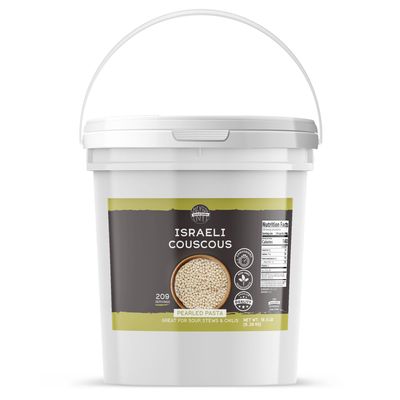 Birch & Meadow 3.5 Gallons of Israeli Couscous, Large Grain, Deliciously Healthy