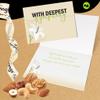 NUT CRAVINGS - Sympathy Condolence, Mixed Nuts Gift Basket with Sympathy Ribbon + Greeting Card (7 Assortments) Food Platter, Healthy Snack Care Package, Food Assortments view 3