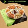 NUT CRAVINGS - Sympathy Condolence, Mixed Nuts Gift Basket with Sympathy Ribbon + Greeting Card (7 Assortments) Food Platter, Healthy Snack Care Package, Food Assortments view 4