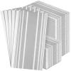 200 Pieces Disposable Paper Guest Towels Bulk, Paper Guest Napkins for Bathroom, Disposable Hand Towel for Dinner Holiday 2 Ply Grey Stripe Napkins