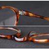 LKP Men Women Photochromic Sunglasses Reading Glasses Retro Round Blue Light Blocking Sun Reading Glasses Tortoiseshell 2.50 (Color : B, Size : +3.00) view 4