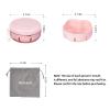 Netceem Leak Proof Denture Cup Kit Portable Retainer Case Perfect for Travel, Denture Case Container Cleaning Care for Dentures Aligner Mouth Guard with Denture Brush,Strainer, Removal Tool and Mirror view 2