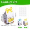 12 PCS Back to School Party Gift Boxes - Square First Day of School Candy Box with Bow - Treat Boxes for Classroom Party Favor Supplies view 2