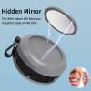 Netceem Leak Proof Denture Cup Kit Portable Retainer Case Perfect for Travel, Denture Case Container Cleaning Care for Dentures Aligner Mouth Guard with Denture Brush,Strainer, Removal Tool and Mirror view 4