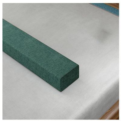Bed Gap Filler Bed Wedge Pillow Headboard Pillow Mattress Wedge Gap Filler to Close The Gap Between Headboard and Mattress Headboard Pillow Gap (Color : Dark Green, Size : 10X15X180cm)