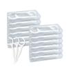 Travel Dental Floss Case, Modixun 12Pack 120pcs High Toughness Dental Floss Picks, Unflavored Dental Flossers, Dental Picks, Floss Picks, Toothpicks Sticks, Tooth Flossers with Travel Case, 120pcs view 1