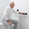 16 Inch Angled Shower Grab Bar Black, Munzong 2 Pack Anti Slip Bathroom Grab Bar, Knurled Bathroom Balance Bar,Safety Hand Rail Support Handicap Elderly Injury Senior Assist Bath Handle-1.25 Tube view 3