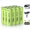 Kruta Ni-MH AA Rechargeable Batteries, Double A 1600mAh High Capacity 1.2V Pre-Charged for Garden Landscaping Outdoor Solar Lights, String Lights, Pathway Lights (AA-1600mAh-12 Pack) view 1