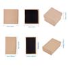 24Pcs Retro Kraft Jewelry Box With Sponge Inside Gift Cardboard Boxes For Ring Necklace Earring Jewelry Packaging Box view 3