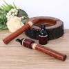 MUXIANG Briar Wood Cigar Mouthpiece Holder Cigar Handmade Natural Wooden Cigar Filter Holder ba0004-52 view 2