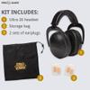 Pro Ears Ultra 26 MRI Kit, MRI-Safe Hearing Protection Earmuffs, Earplugs, and Storage Bag, NRR 26 dB view 2
