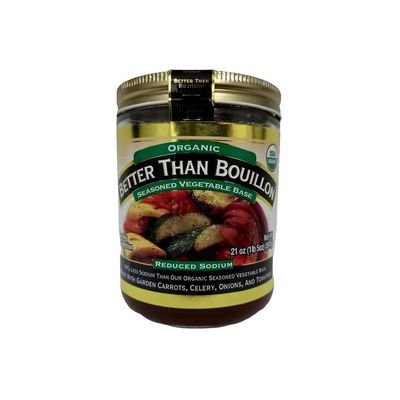Better Than Bouillon Organic Seasoned Vegetable Base, 21 oz, 100 Servings, Original Version, (Pack of 1) COSTCO ONLY ITEM