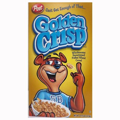 2 set Post Golden Crisp Cereal, 14.75 Ounce (Pack of 4)
