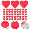 50Pcs Brand Adhesive Bandages Heart Shaped Fabric Bandages Waterproof and Breathable Care Patches for Kids and Adults 2.32 X 1.69 in view 4