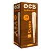 OCB Virgin Unbleached Pre-Rolled Rolling Paper Cones 1-1/4 (84mm) Size - 50 Cones view 2
