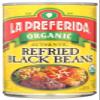 La Preferida Organic Refried Black Beans, 15 oz (Pack of 12) view 1