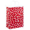 American Greetings 13'' Large Red Gift Bags, Stripes, Polka Dots and Plaid (12 Bags) view 2