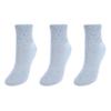 CTM Women's Diabetic Ankle Socks (3 Pair Pack), Grey view 2