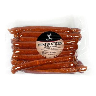 Hunter Pork and Beef Sticks, Smoked Kabanosy approx 5 lb.