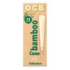 OCB Bamboo Unbleached Cones 75/box view 3