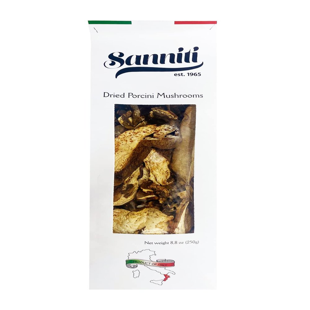 Sanniti Italian Dry Porcini Mushrooms, 8.8 oz