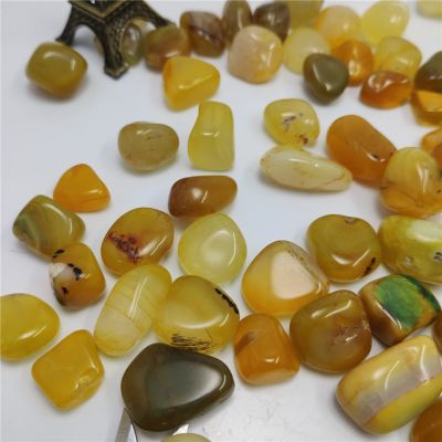 1-2cm Quality Natural Agate Stone Good Raw Specimen Collection Gift,Yellow Agate,100g