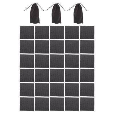 Ciieeo 1set Microfiber Eyeglasses Cleaning Cloths of Soft Wipes Black Storage Bags for Lenses Screens and Delicate Surfaces