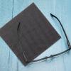 Ciieeo 1set Microfiber Eyeglasses Cleaning Cloths of Soft Wipes Black Storage Bags for Lenses Screens and Delicate Surfaces view 3
