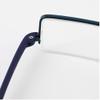 LKP 2 Pack Half Moon Metal Reading Glasses Rectangle Glasses For Men Women Half Presbyopic Readers Anti-Blue Light +3.00(Blue,+2.50) view 4