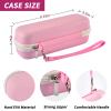 Toothbrush Travel Case Compatible with Oral-B Pro 1000, 2000, 3000, 3500, 1500/ for Philips Sonicare ProtectiveClean 4100 5100 Electric Toothbrush with Mesh Pocket for Accessories - Pink (Bag Only) view 4