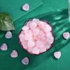 20 PCS Rose Quartz Heart Crystals Natural Crystal Polished Healing Cute Mini Pocket Stones Palm Thumb Love Gemstones Set Bulk Wholesale Reiki Energy Balancing Meditation Pink Heart Gifts for Mother Anniversary Valentine's Day Gifts for Women view 3