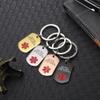 Zeekisfia Personalized Medical Keychain Custom Medical Alert Keychain ID Tag for Women Men Tag Emergency Med Alert Keychain view 3