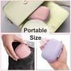 8 Compartments Travel Pill Organizer, Daily Pill Case Small Pill Box for Pocket Purse, Portable Pill Container Medicine Vitamin Organizer (Purple & Pink) view 4