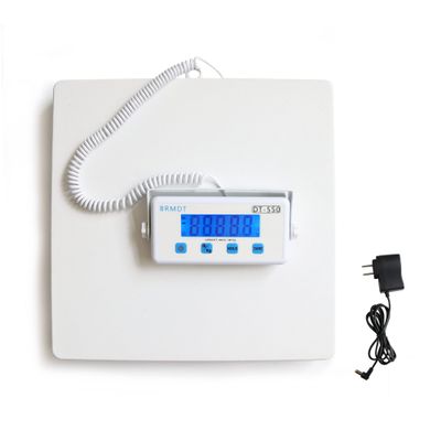 BRMDT Digital Scales for Body Weight Heavy Duty for Hospital & Physician Use, Large Digital Display and Base, Desktop & Suspended Display Screen with Bracket, Weigh Up to 660lbs/300kg (White, DT-550)