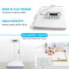BRMDT Digital Scales for Body Weight Heavy Duty for Hospital & Physician Use, Large Digital Display and Base, Desktop & Suspended Display Screen with Bracket, Weigh Up to 660lbs/300kg (White, DT-550) view 2