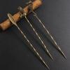 Winifreda Brass Cigar Punch Cigar Pass Needle Portable Dredge Drilled Spiral Ventilation Needle Cigar Tool Accessories (Color : A) view 2