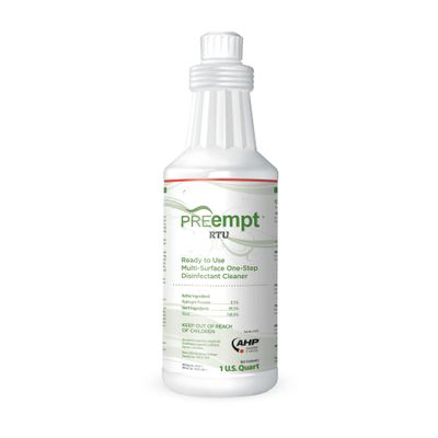PREEMPT Ready To Use, 32 Oz., Multi-Surface, Sanitizing, Disinfectant Cleaner, Hospital Grade