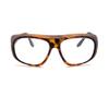 ATTENUTECH Large Fitover Radiation Safety Glasses in Tortoise with .75mm Pb Leaded Lenses and .50mm Pb Leaded Side Shields view 2