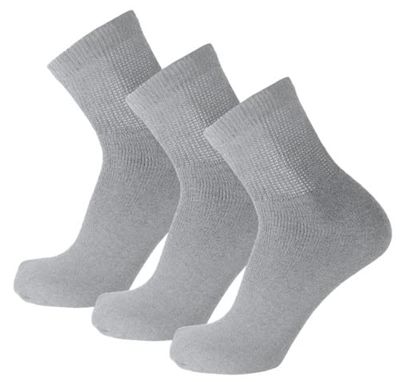 2-12 Pairs Premium Womens Colorful Soft Breathable Cotton Ankle Socks, Non-Binding & Comfort Diabetic Socks (12 Pack, Grey)