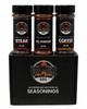 10-42 Steak Seasoning Gift Set - 3 Premium Flavors : All Purpose, Steak, Coffee Rub | Gourmet Meat Seasoning Dry Rub | Barbecue Spices and Seasonings Variety Pack | Grill Gifts | 0 Calorie, No MSG view 1