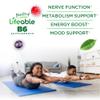 Lifeable Vitamin B6 Gummies | 100mg | Great Tasting VIT B6 Supplement | Vegan B6 Vitamins for Nerve Support Supplement | Vitamin B 6 for Adults, Men, Women | 60 Gummies view 3