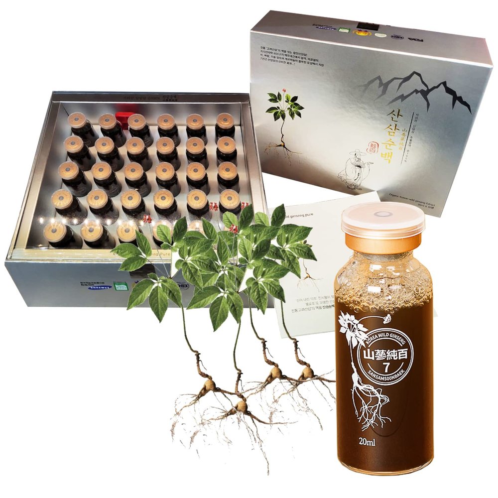 KPurity 100% Pure Wild Ginseng Extract (30 x 20ml)