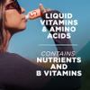 AdvoCare Slam Variety Pack - Liquid Vitamin & Amino Acid Supplement - Contains Vitamin B-12, B-6, Folic Acid & More - Orange, Berry & Lemonade - 12 Bottles view 3