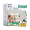 The Clean People Laundry Detergent Pods - Hypoallergenic Laundry Pods - Ultra Concentrated, Recyclable Packaging, Stain Fighting - Fresh Scent, 32 Pack view 1